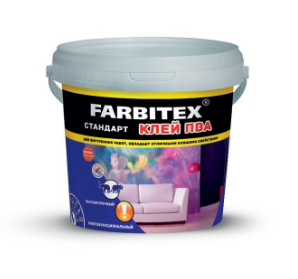 Клей ПВА стандарт "FARBITEX"  2,3кг (уп. 6шт) купить в липецке