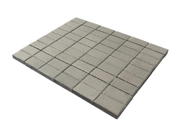 Тротуарная плитка "Кирпич" серый  200х100х40 (1м2-50шт)(под.15м2/750 шт) купить в липецке