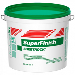 Шпаклевка готовая "SHEETROCK SuperFinish" 3л/5кг купить в липецке