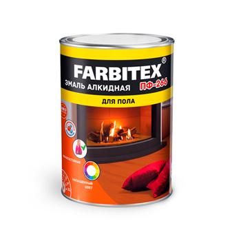 Эмаль алкидная ПФ-266 желто-коричневый (20.0 кг) FARBITEX  купить в липецке