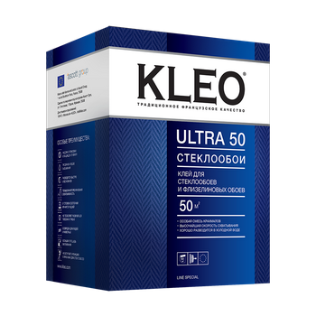 Клей "KLEO" ULTRA для стеклообоев (500г/50м2) (уп.12шт) купить в липецке