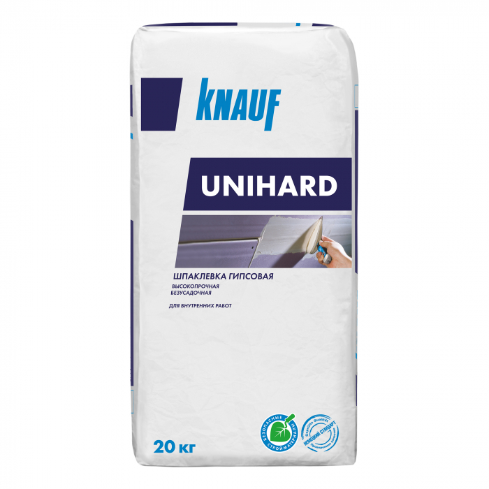 Шпаклевка "Унихард" (Кnauf) 20кг. (уп. 60шт) купить в липецке