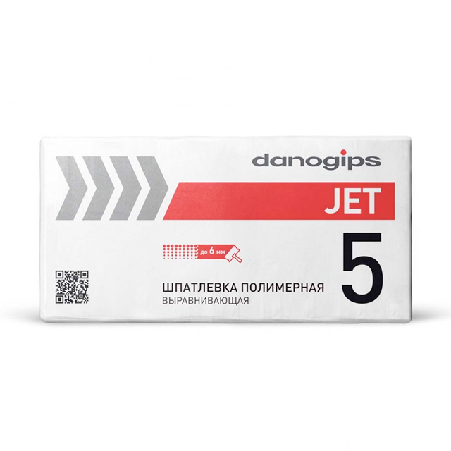 Шпаклевка  "DANOGIPS JET 5" полимерная (25кг) (до 6мм) (уп. 42шт) купить в липецке
