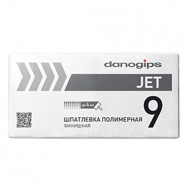 Шпаклевка "DANOGIPS JET 9" полимерная финишная (20кг)  (до 4мм с микроволокном)(уп. 48шт) купить в липецке
