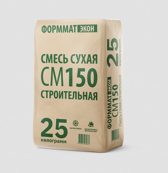 Цементно-песчаная смесь СМ-150 (Воронеж) 25кг. (48 шт.) купить в липецке